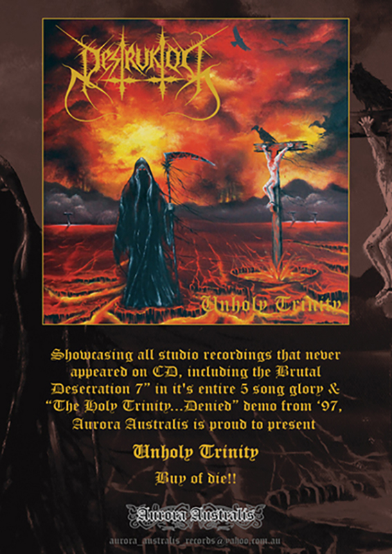 destruktor unholy trinity flyer image