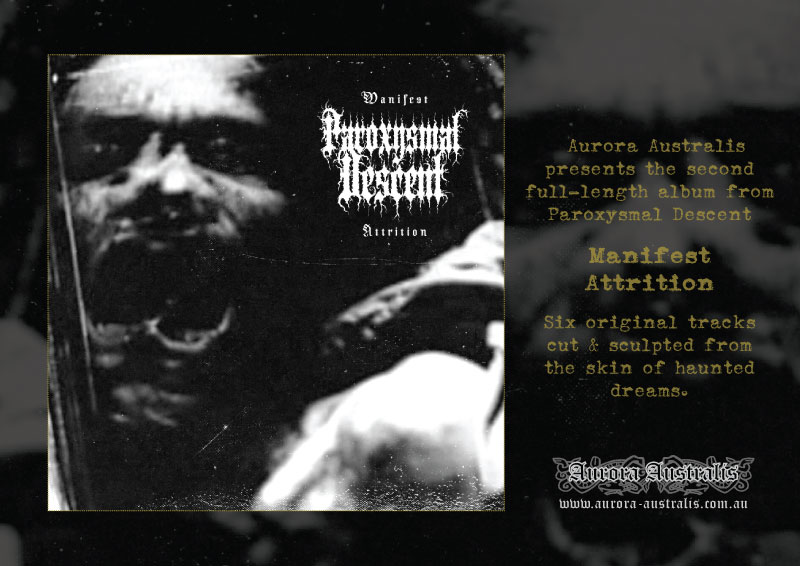 PAROXYSMAL DESCENT Manifest Attrition flyer image