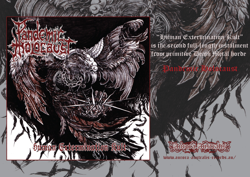 pandemic holocaust human extermination cult flyer image