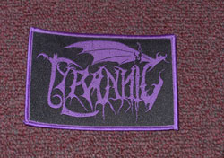 image of tyrannic logo woven patch