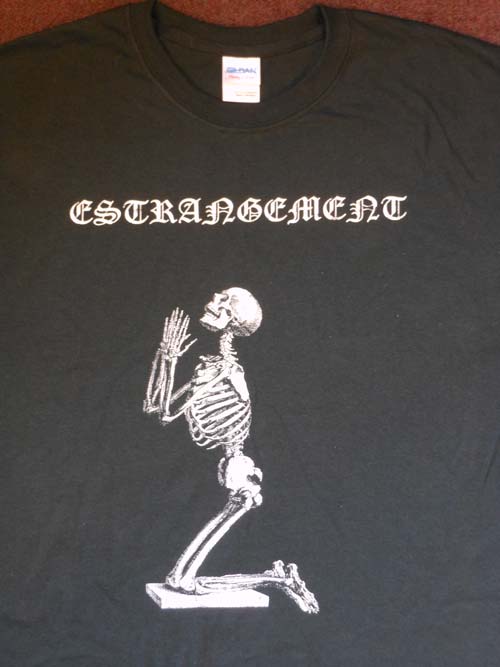 image of estrangement skeleton t-shirt